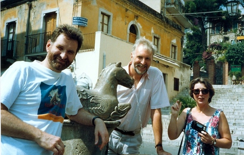 Daryl Runswick, Terry Edwards, Judith Rees, Italy