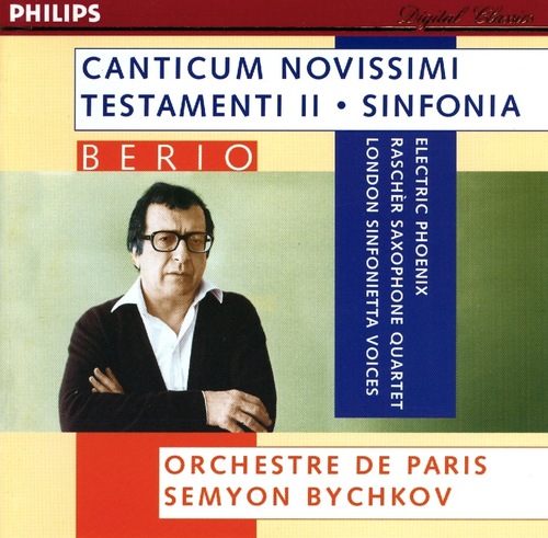album cover: Berio Sinfonia (Philips 446094)